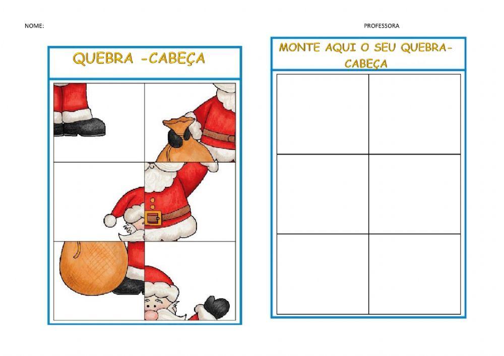 Quebra-cabeça Papai Noel