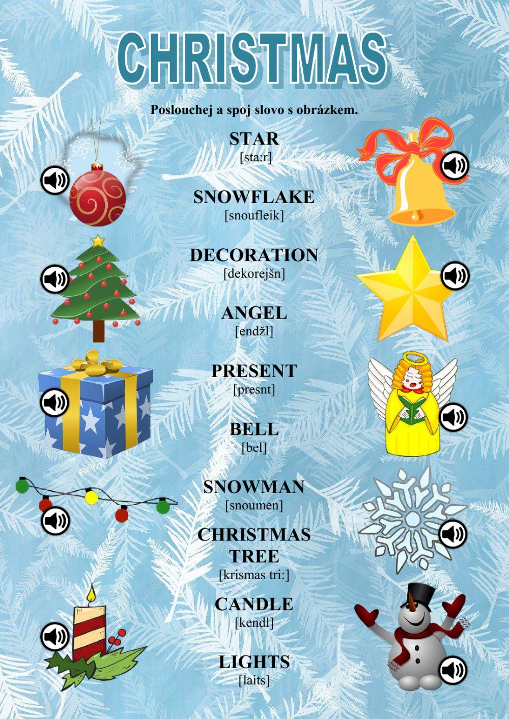 Christmas vocabulary Christmas vocabulary