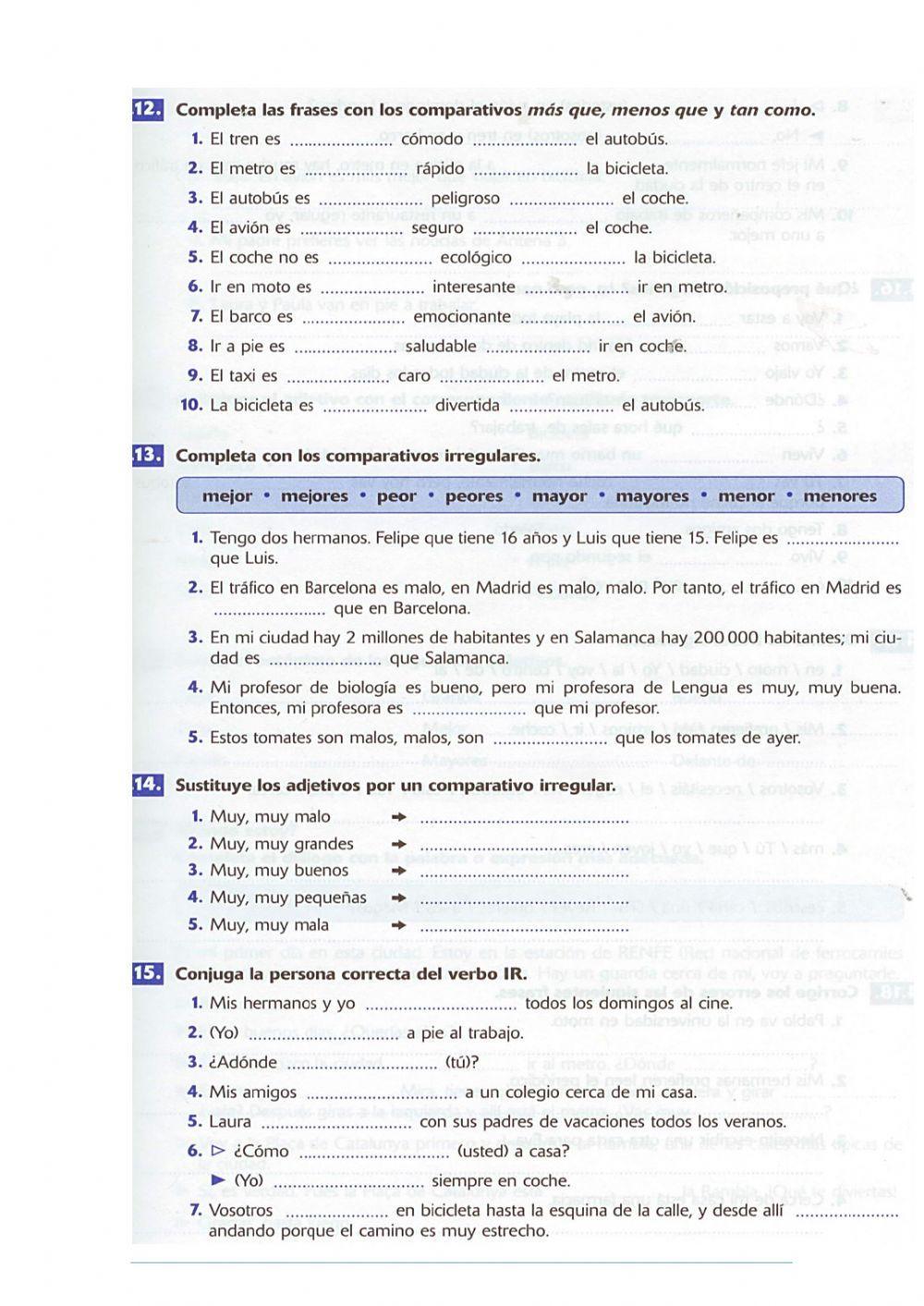 Trabajo de casa para la clase 5 54