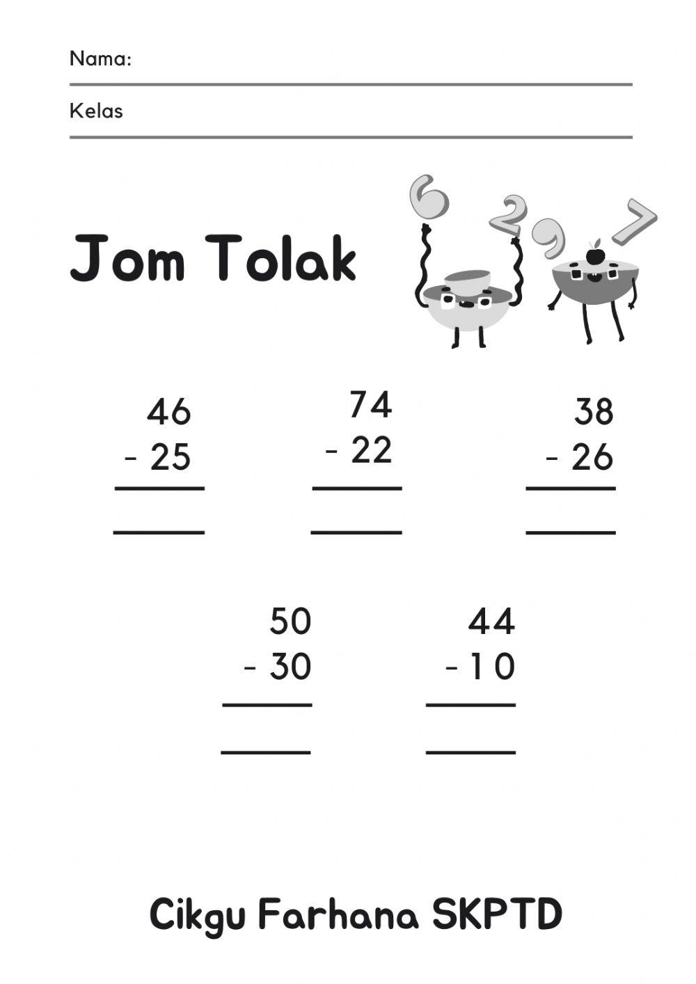 Tolak Set 2 Tolak Set 2