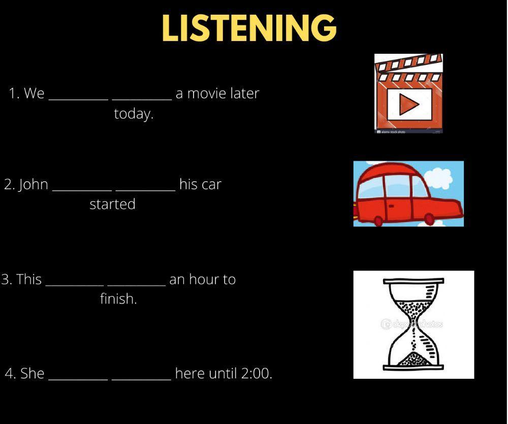 Listening Modal verbs