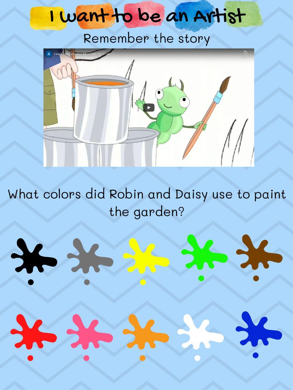 I wnat to be an artist