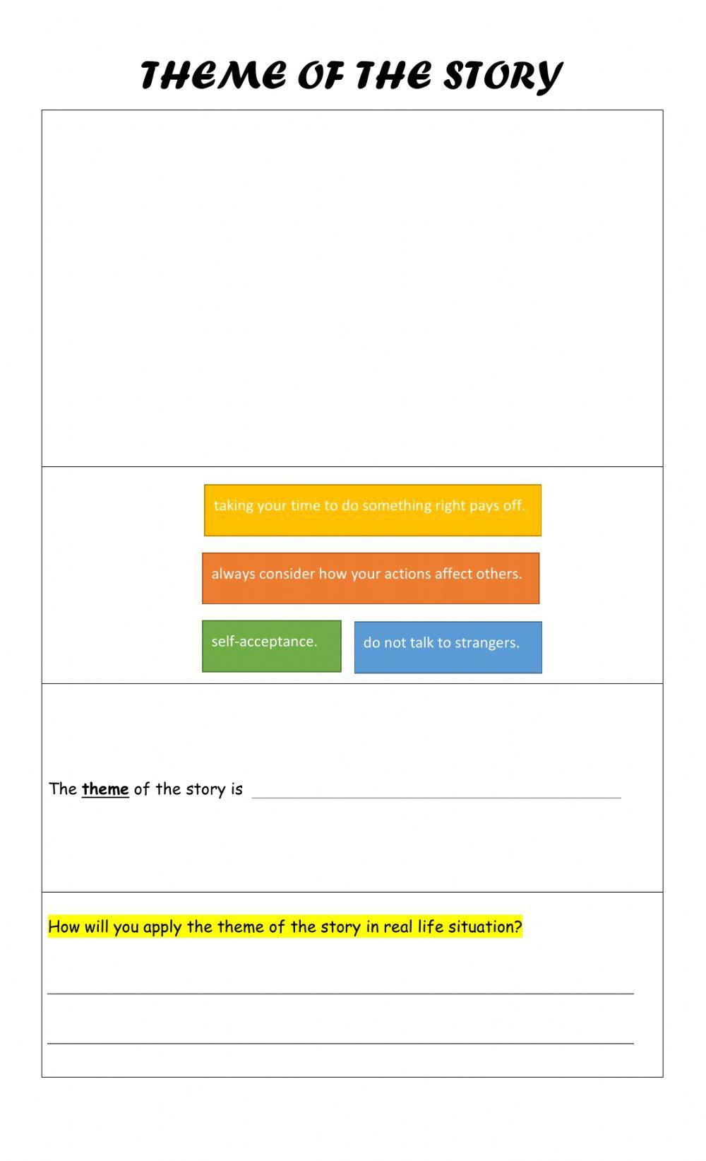 Theme:The 3 Little Pigs Story