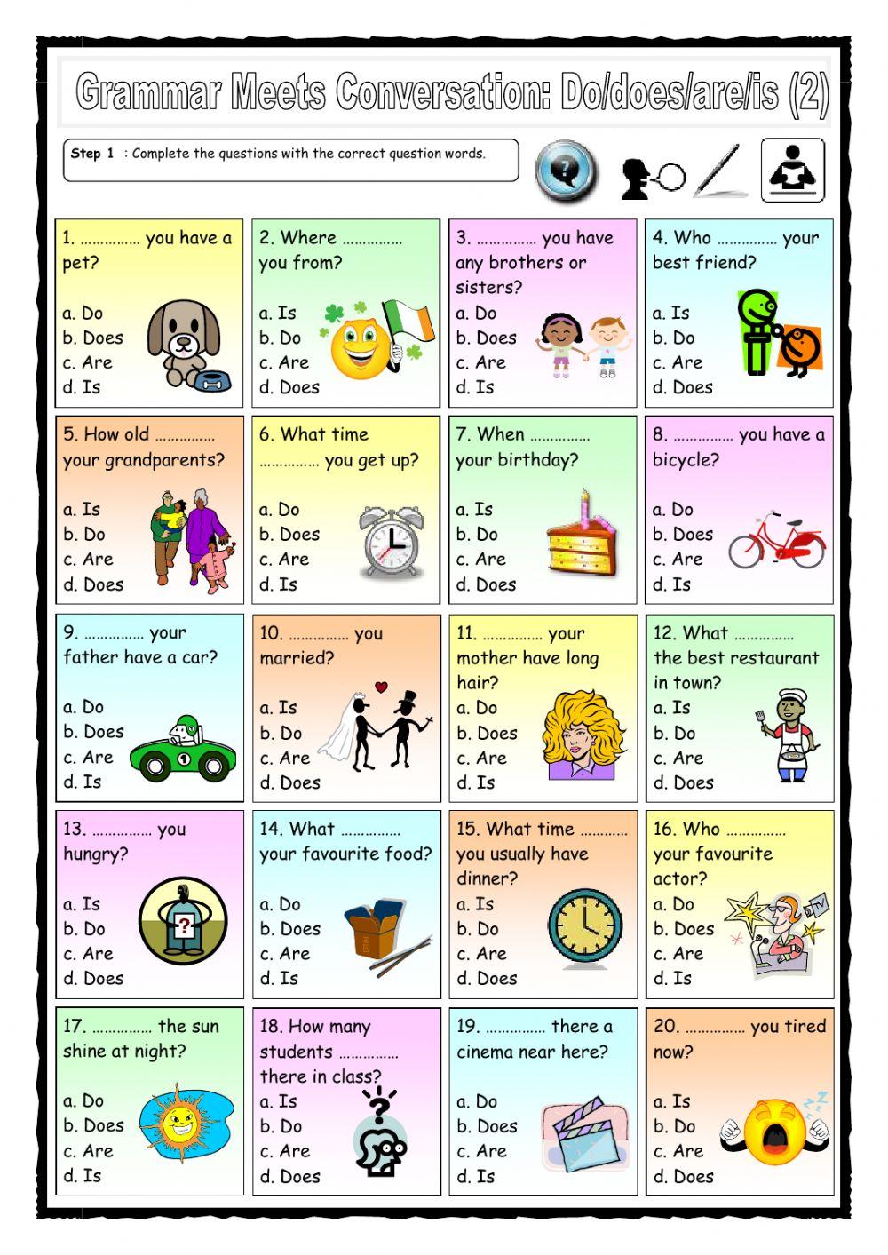 Questions in simple present 1