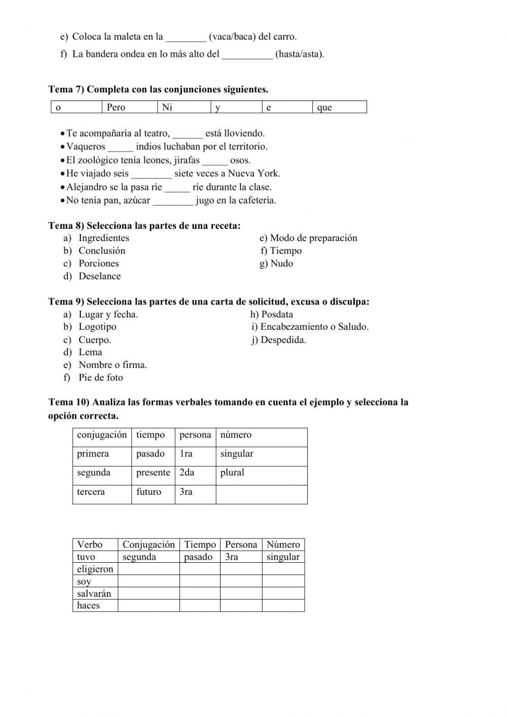 Examen primer periodo mna 5to