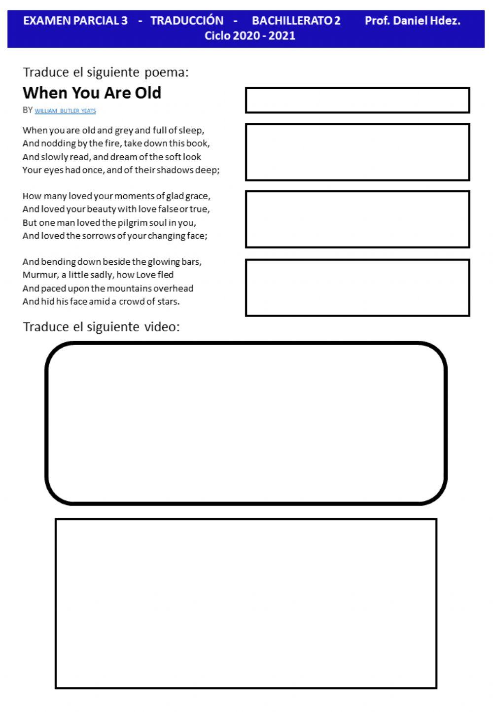 Examen Traducción 2 3er Parcial