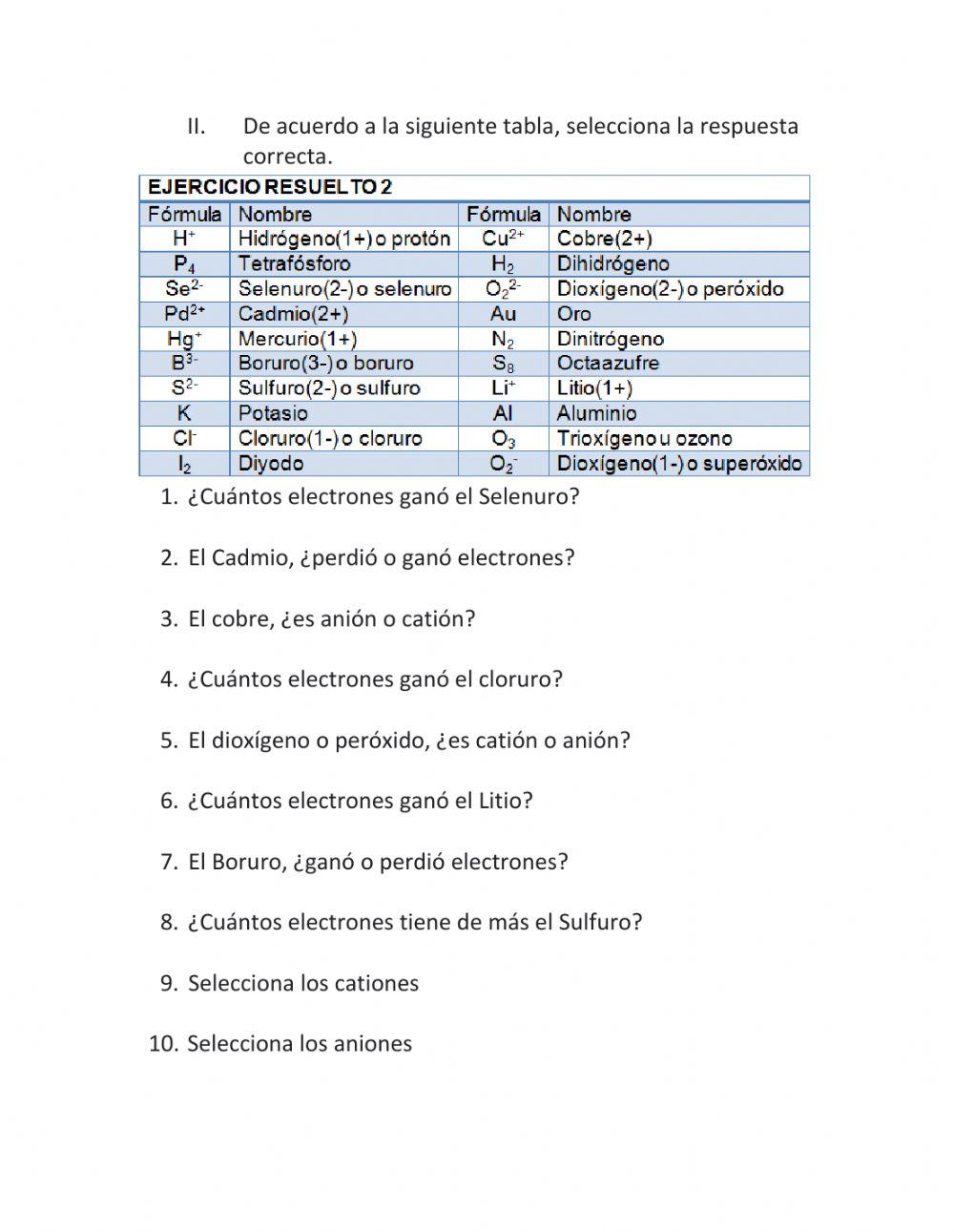 Quiz - química