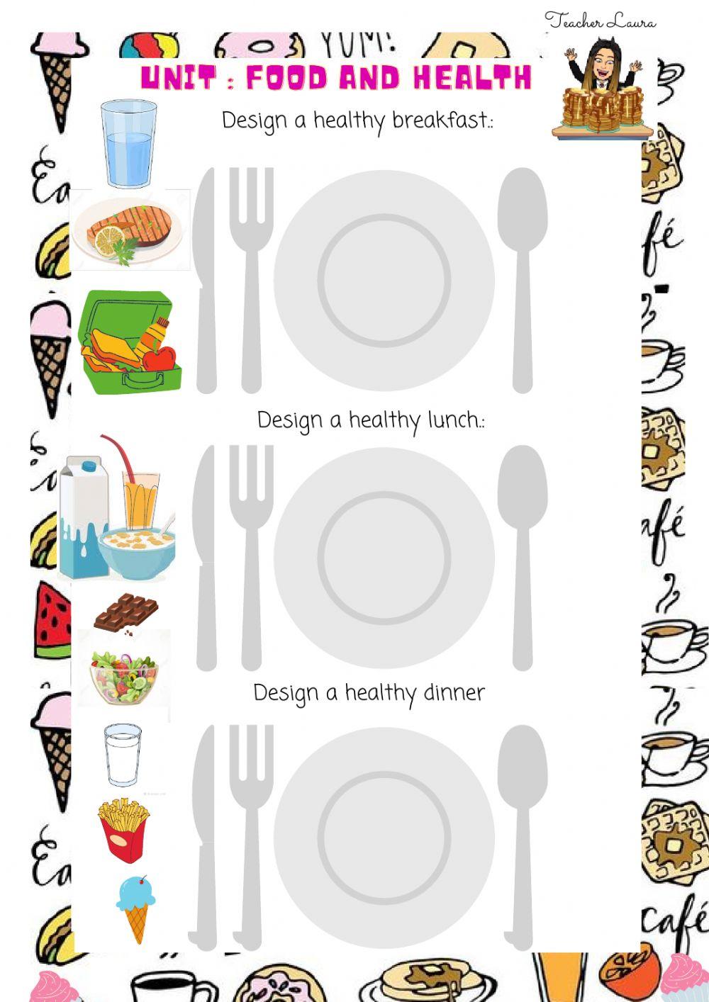 Design a healthy meal
