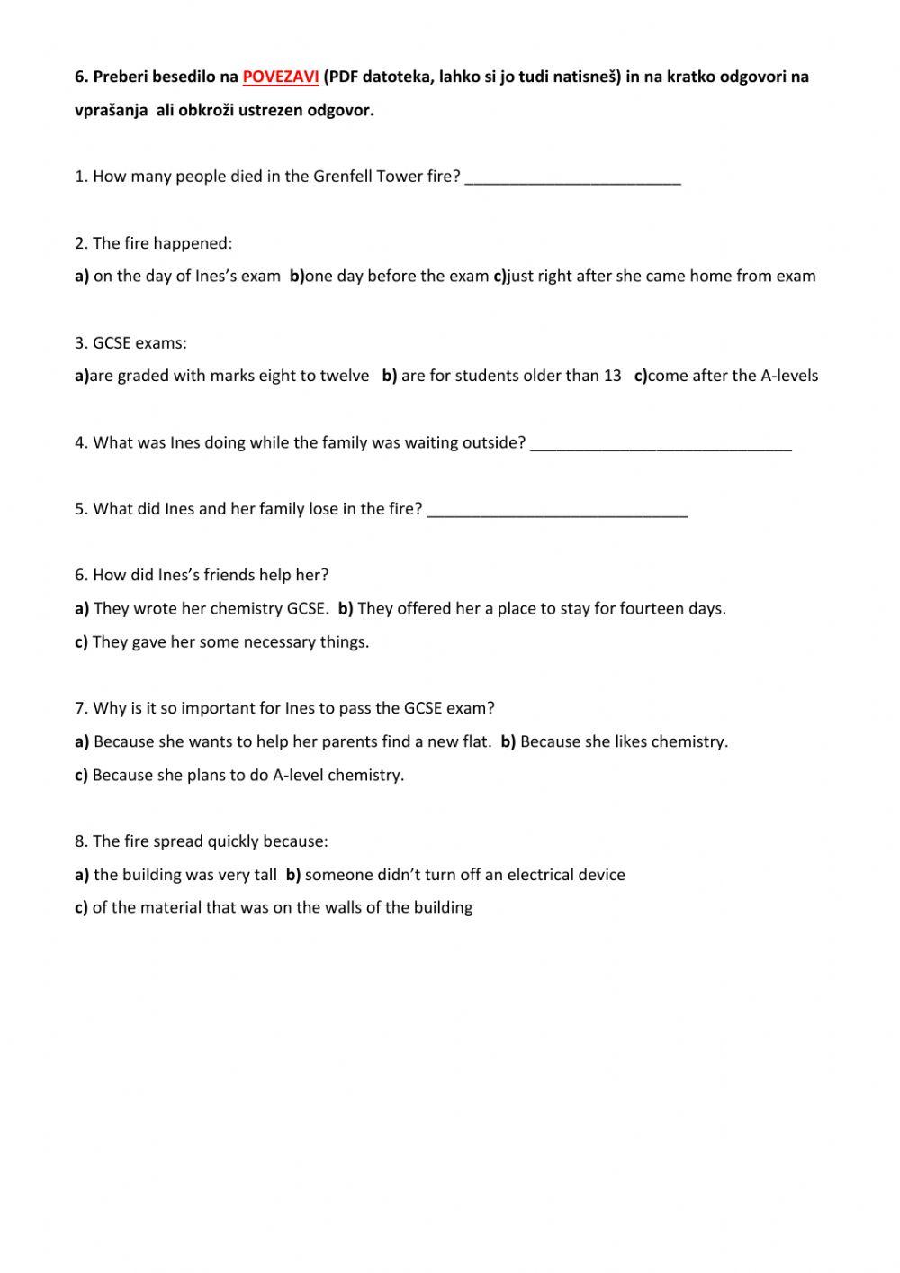 8r - pisno preverjanje znanja