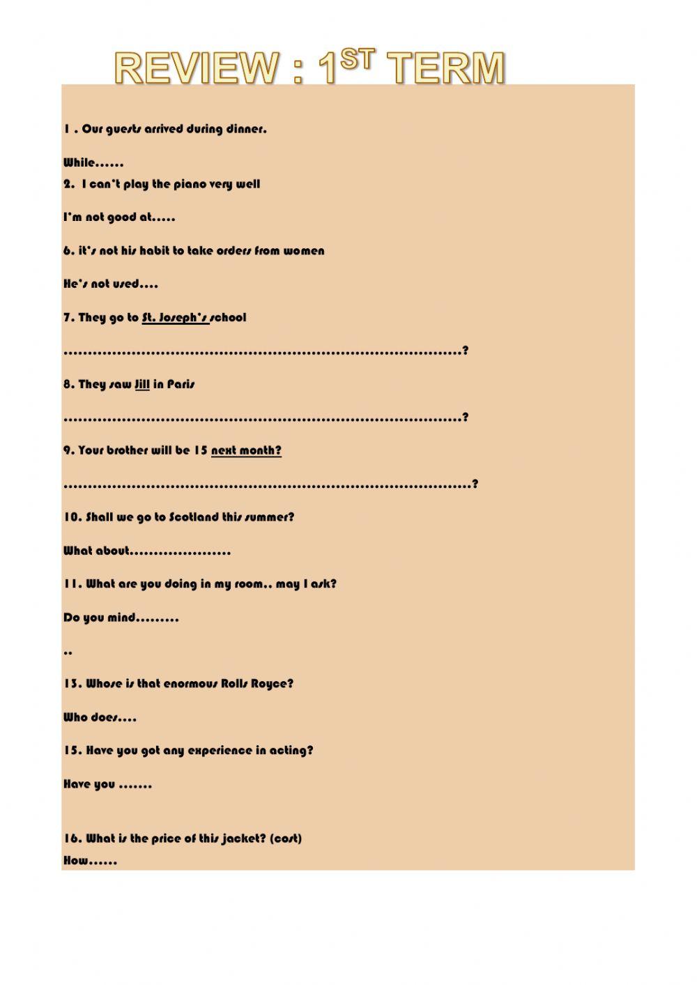 REVIEW 1ST TERM 20-21 