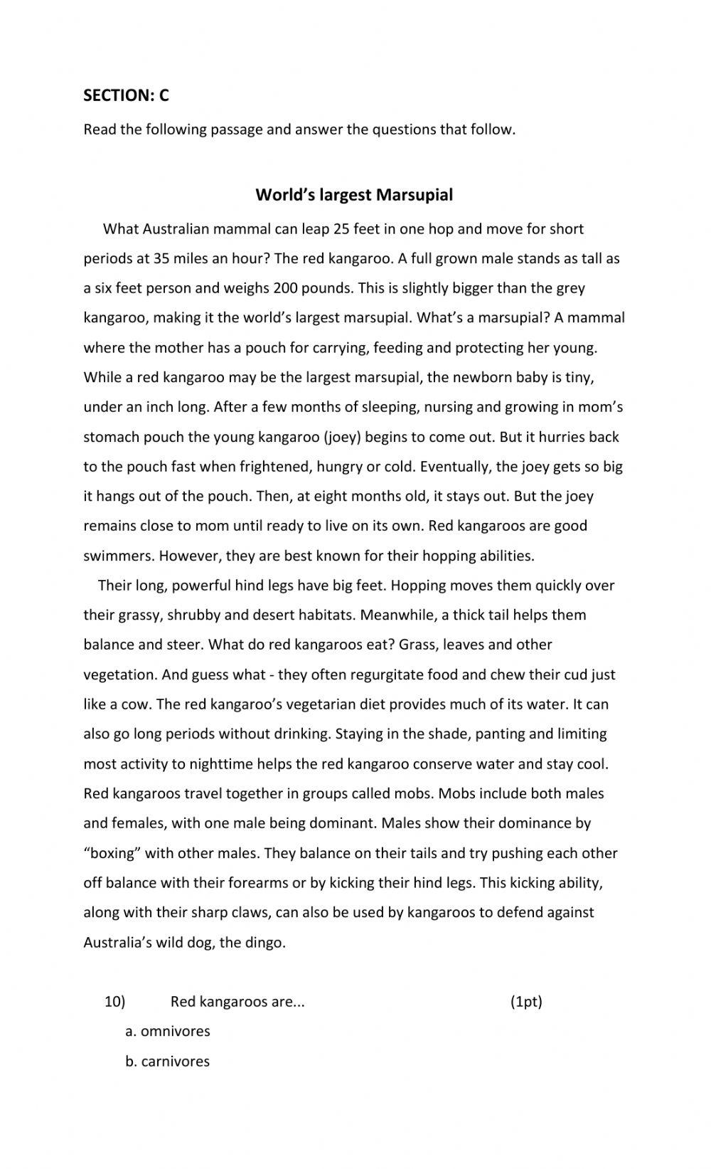 Reading Comprehension Exam 4526110 Henry McCoy reading-comprehension-exam-4526110-henry-mccoy