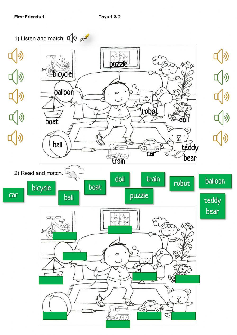 First Friends 1 - Toys 1&2 First Friends 1 - Toys 1&2