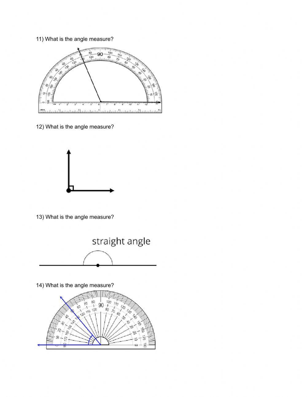 Classifying Angles