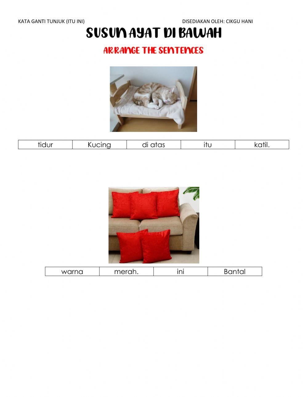 Kata ganti nama tunjuk latih tubi