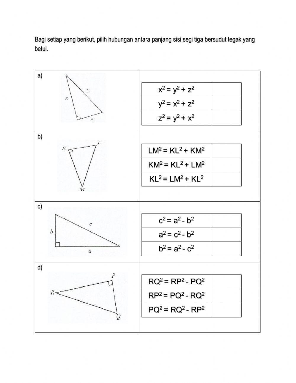 MATHS BAB 13: TEOREM PYTHAGORAS