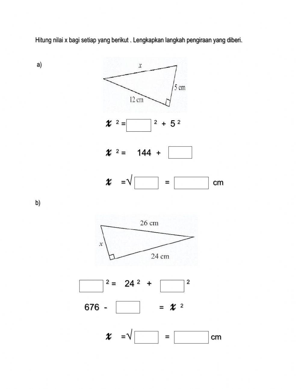 MATHS BAB 13: TEOREM PYTHAGORAS