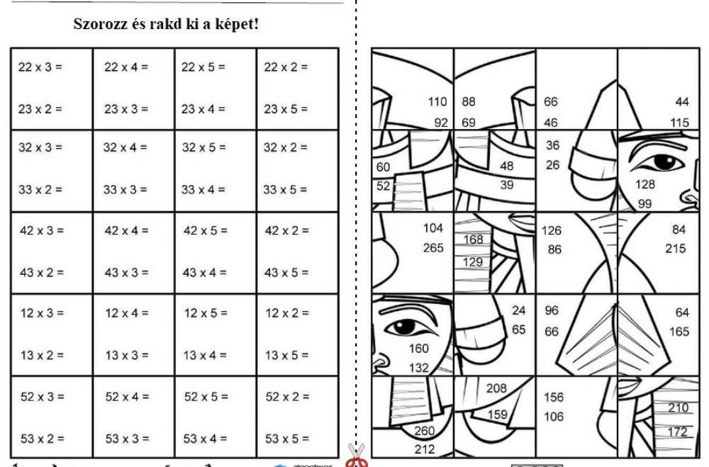 Kétjegyű szám szorzása