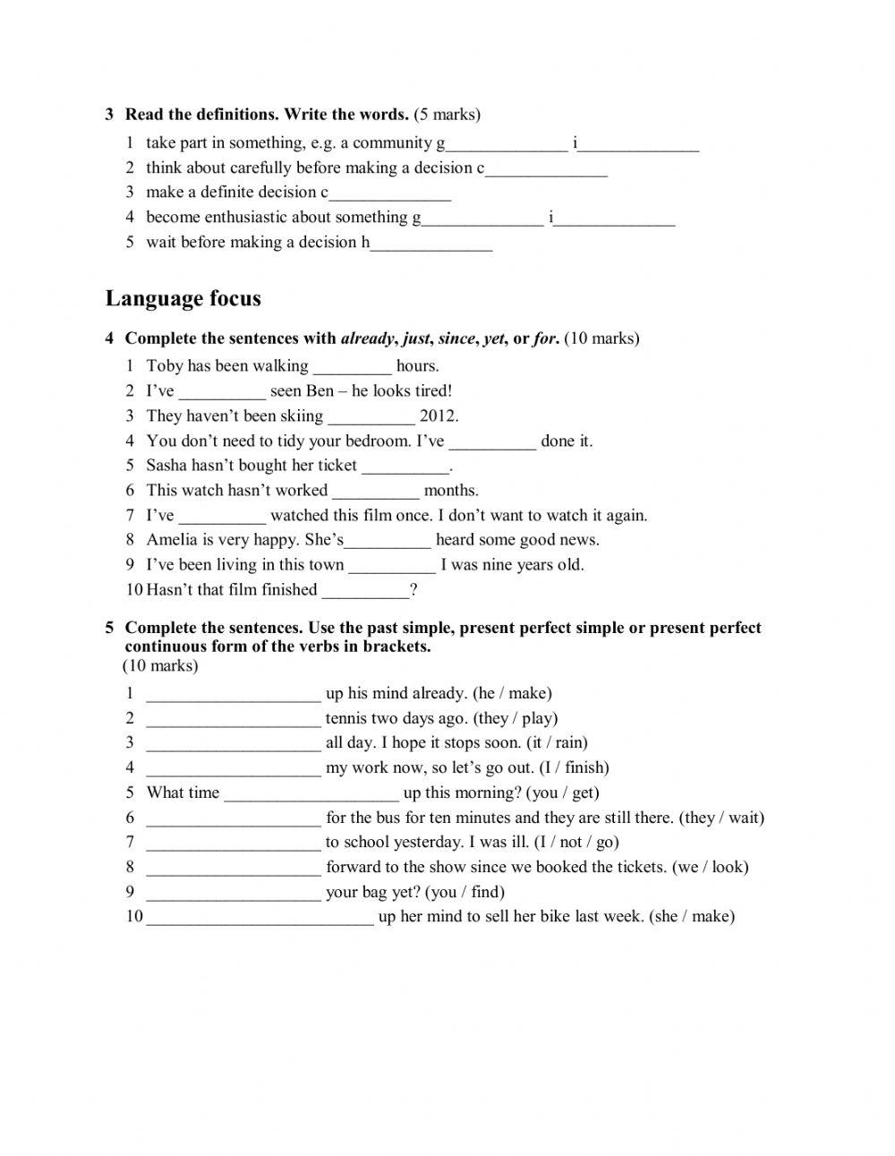 English Plus 4. Unit 2.Test