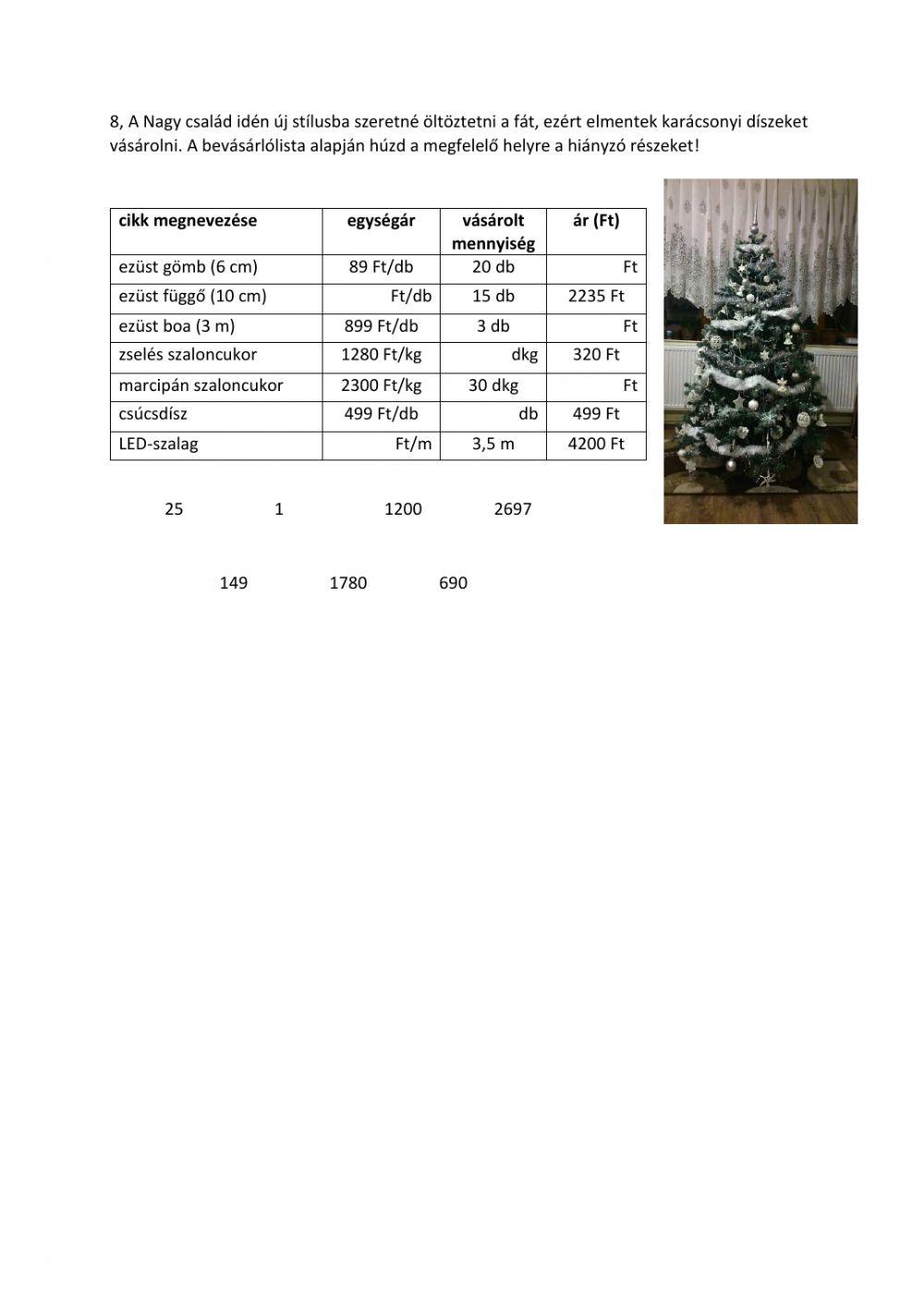 Karácsonyi matek