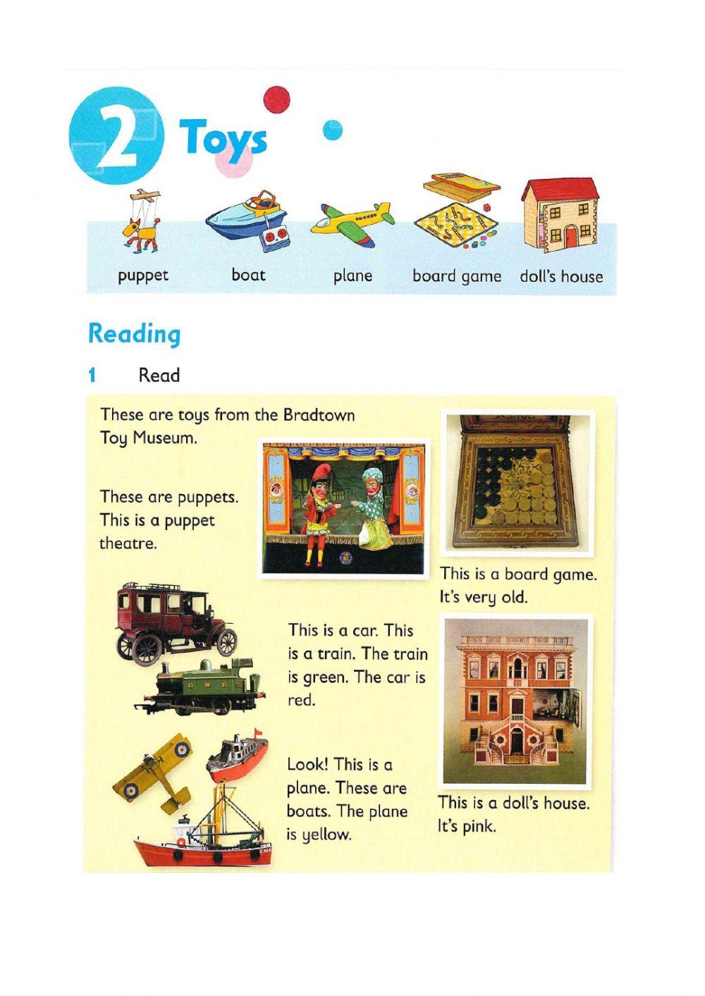 Reading and writing - toys