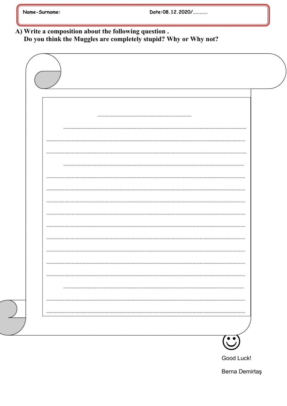 Writing study.3- persuasive essay