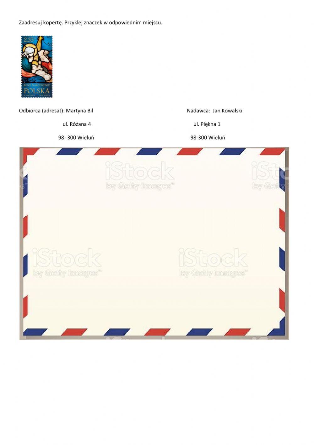 Adresowanie koperty