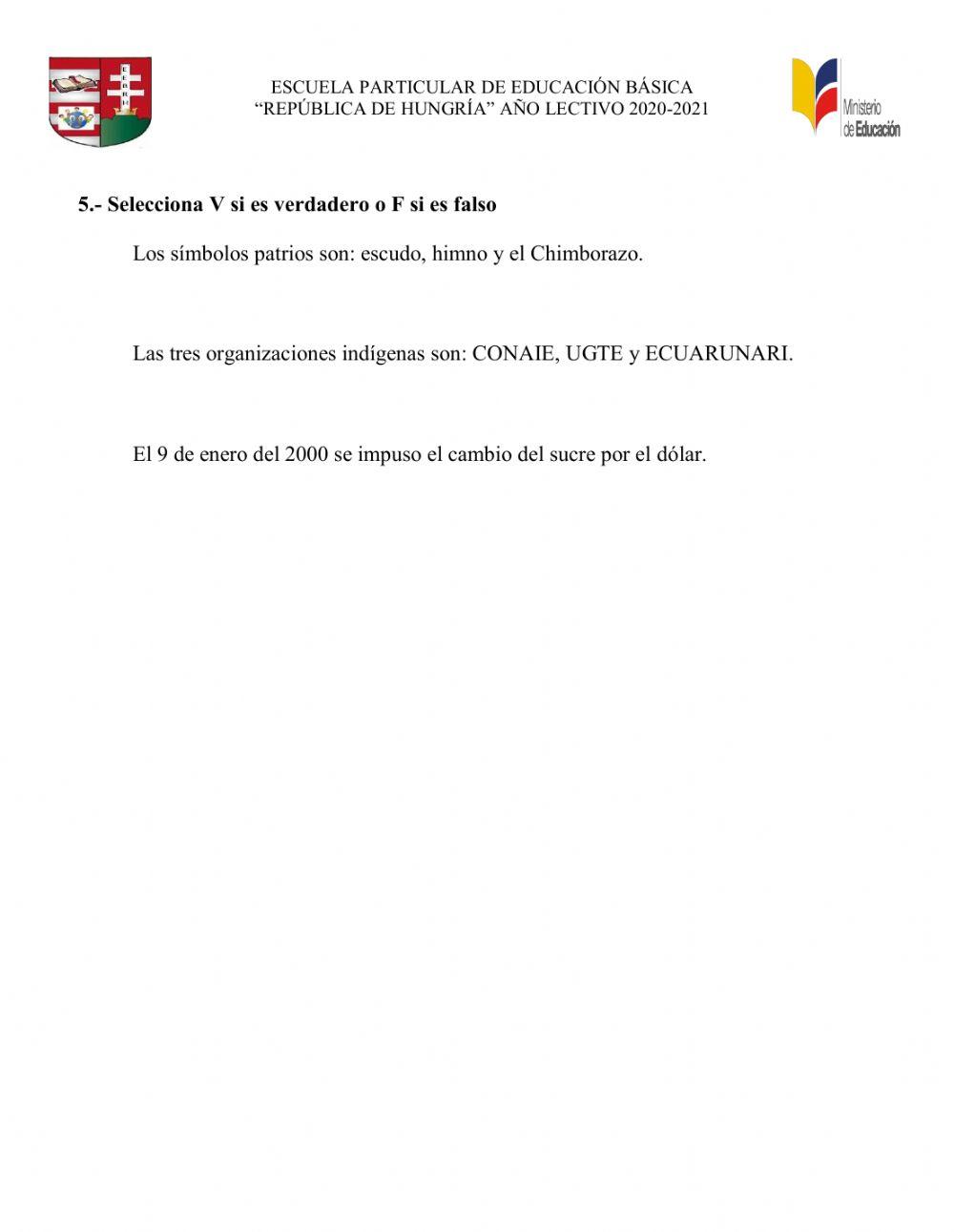 SUMATIVA DE ESTUDIOS SOCIALES 7EGB-1ERPARCIAL IIQ