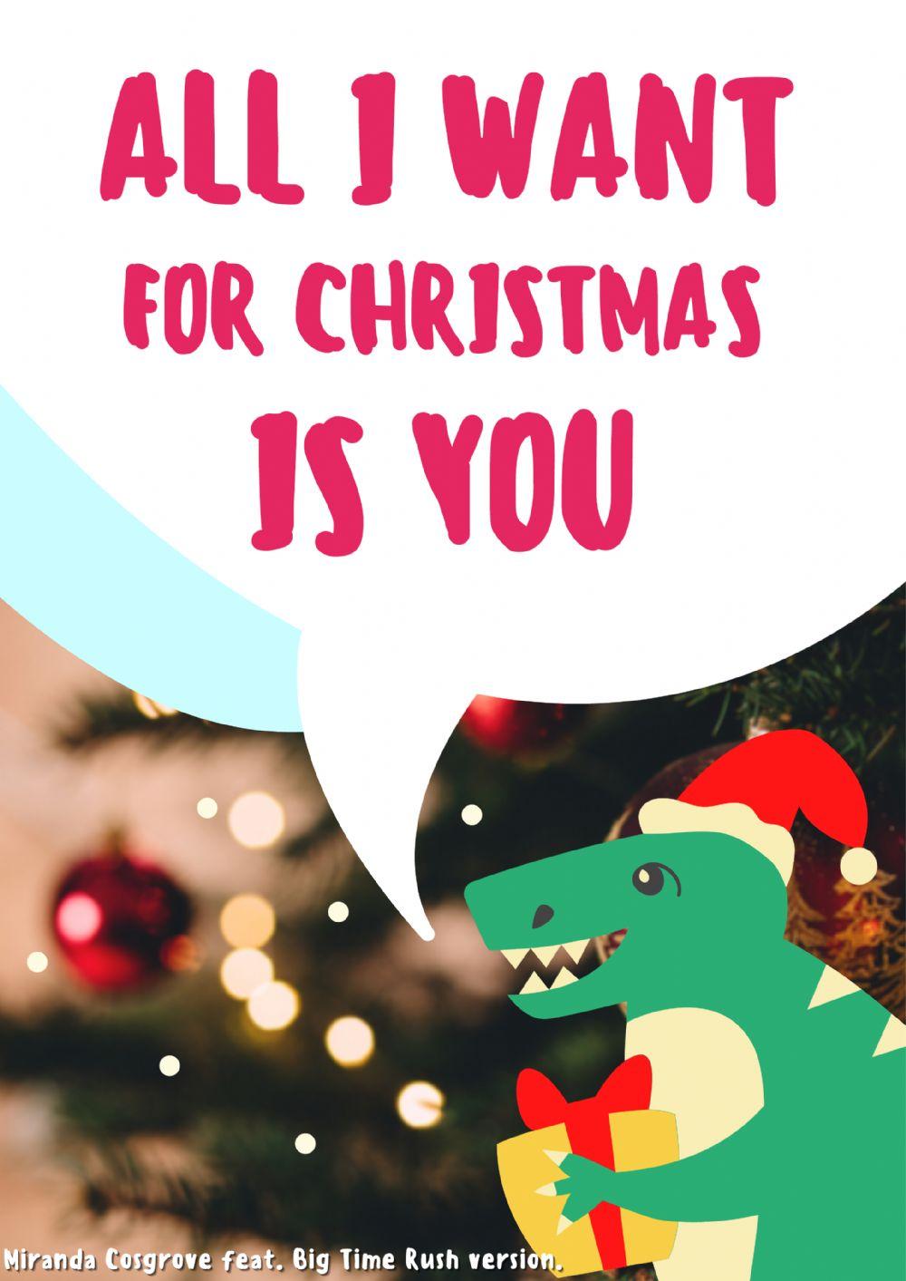 All I want for Christmas is you All I want for Christmas is you