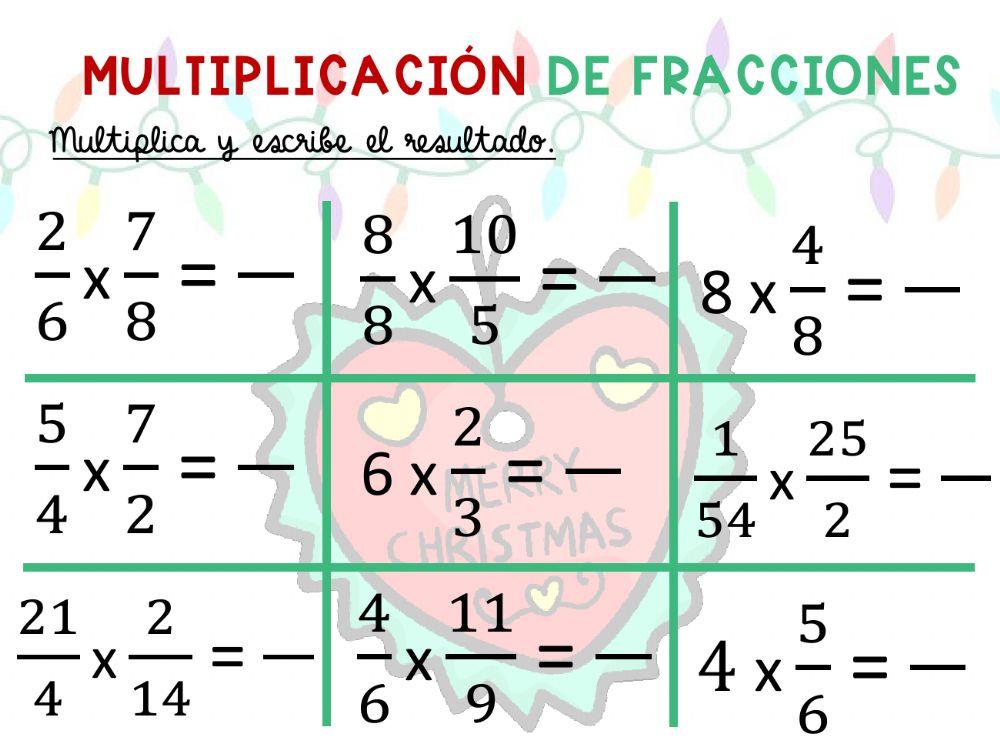 Fracciones de Navidad 3
