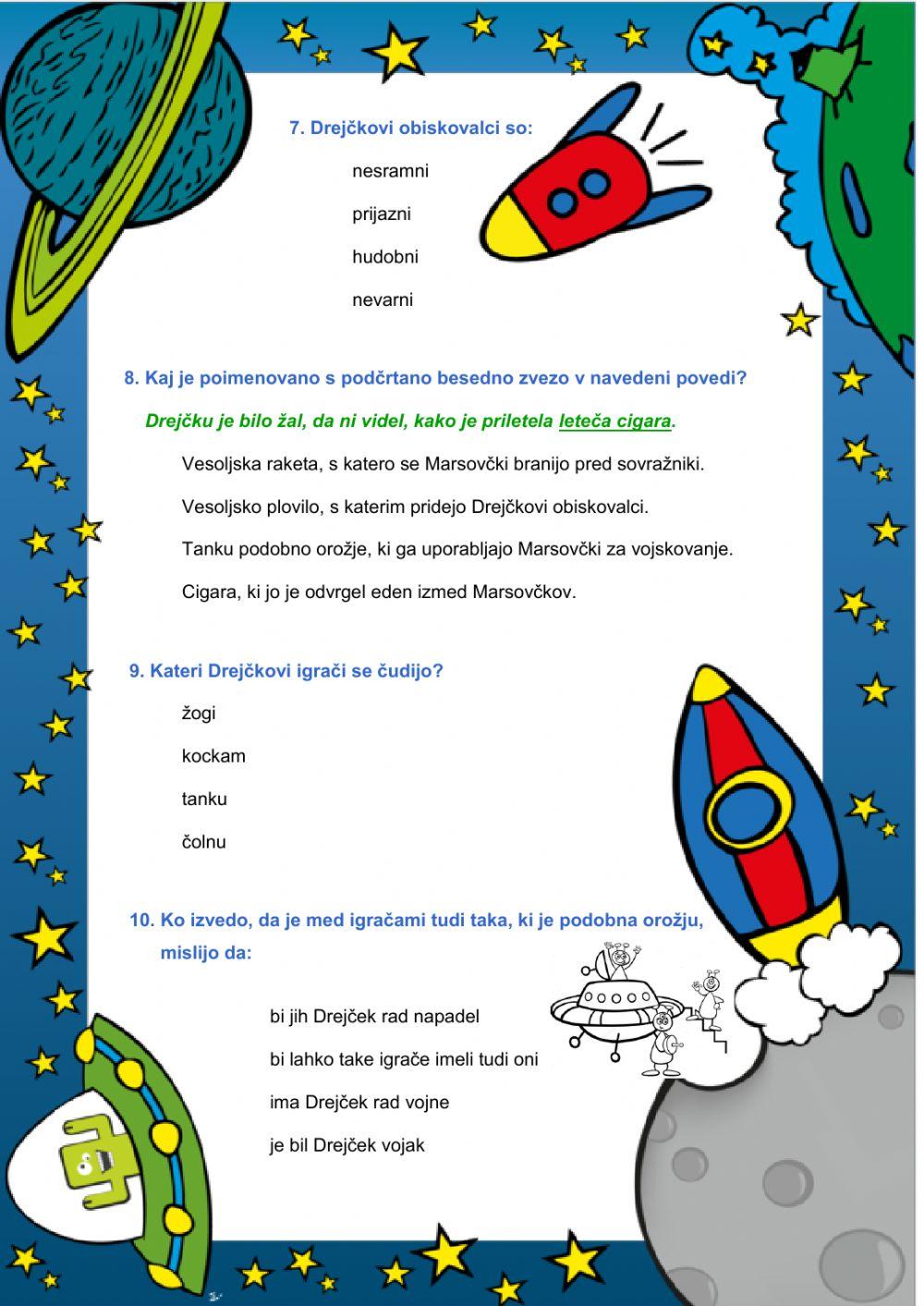 Drejček in trije marsovčki