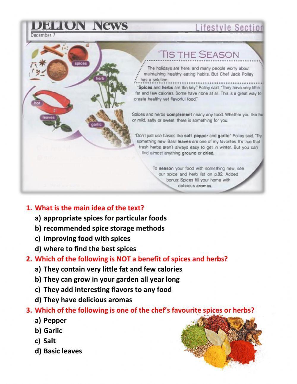 English for cooks. Unit 1