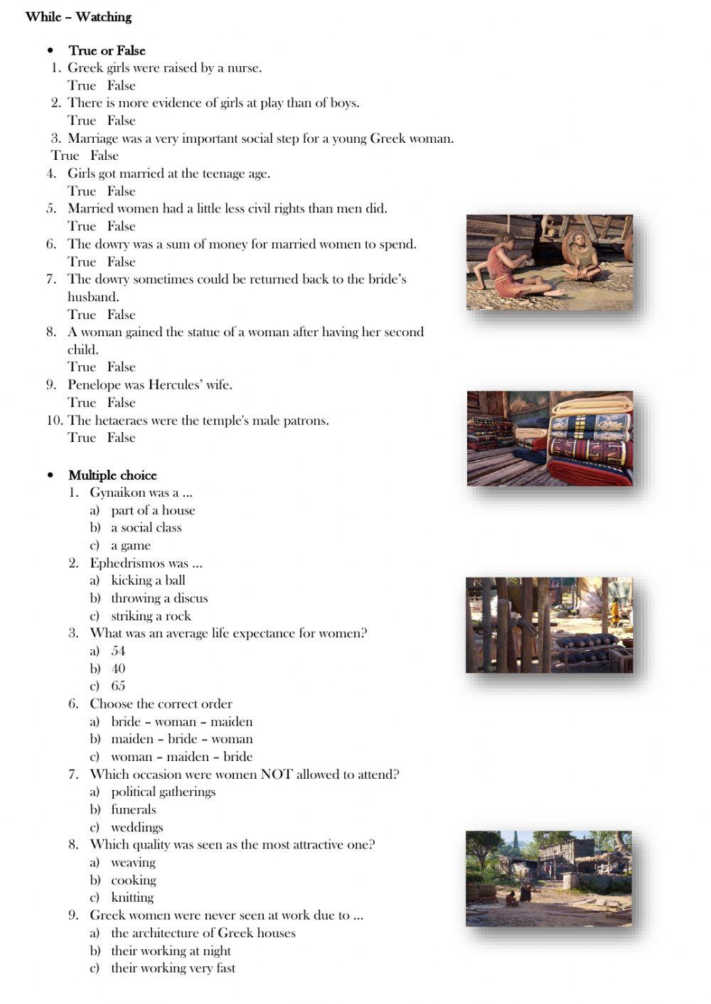 Life of a Greek woman