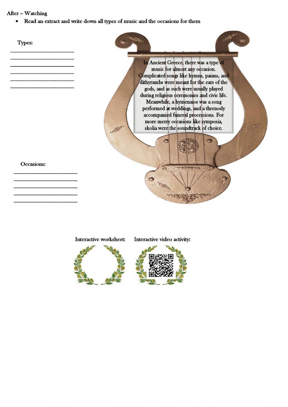 School of Greece - Music