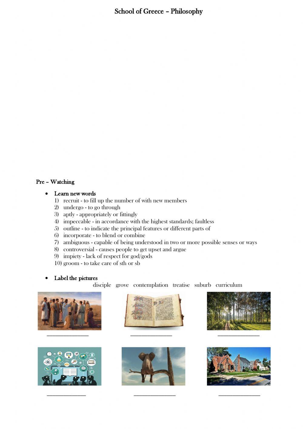 School of Greece - Philosophy