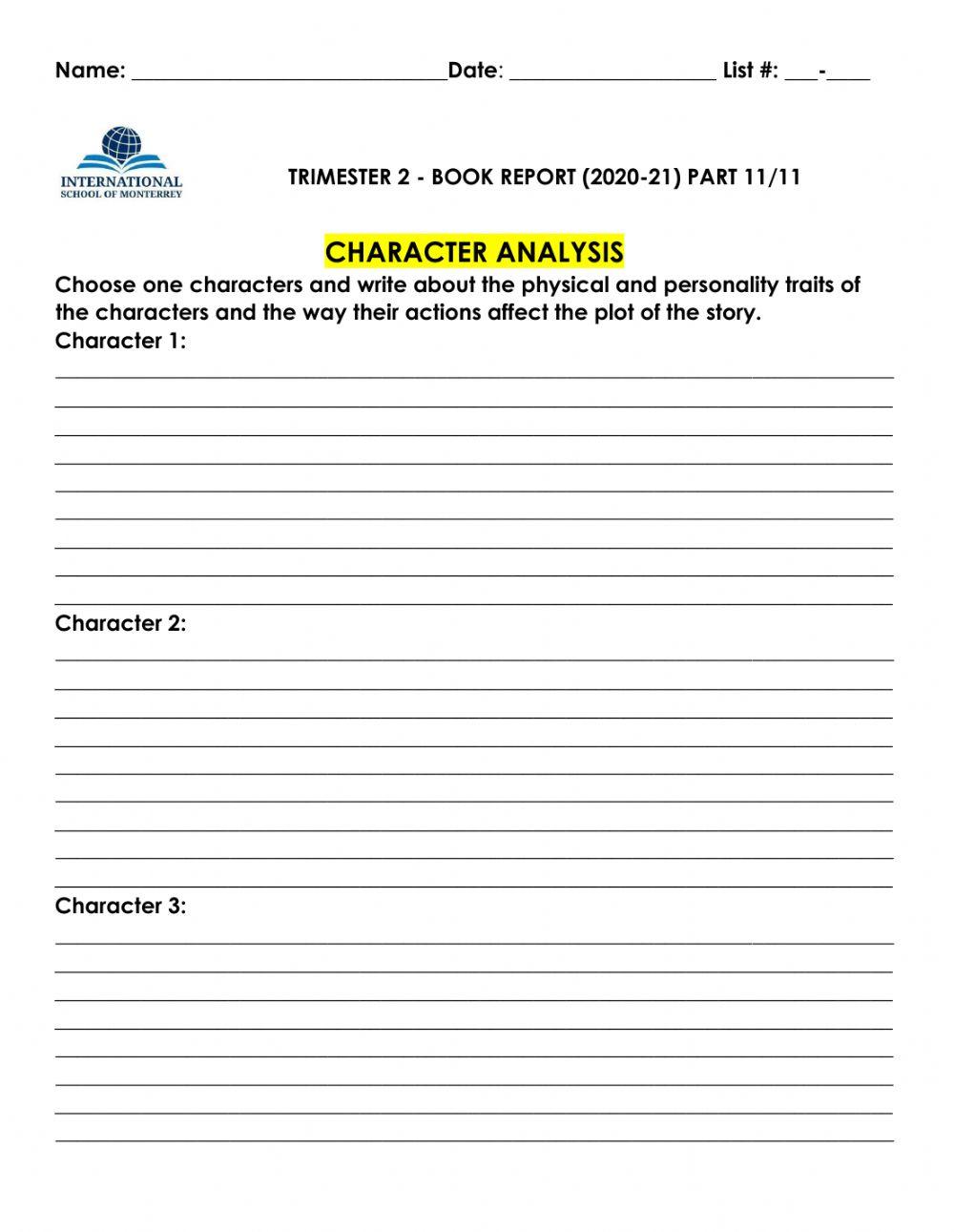 Book Report Part 11-11