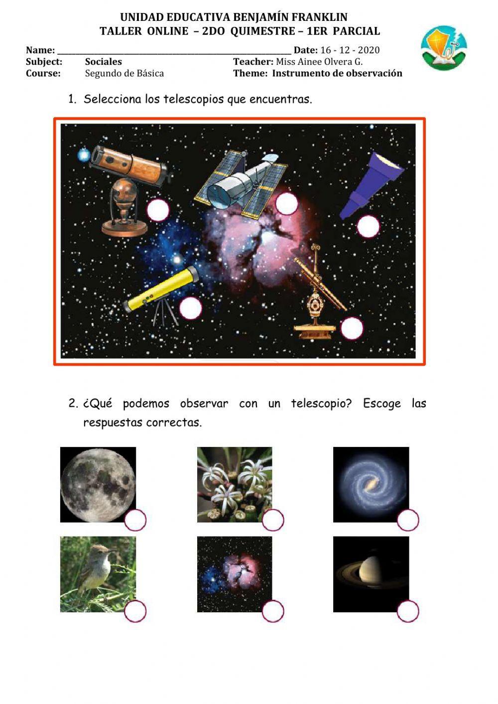 Instrumentos de observación astronómica