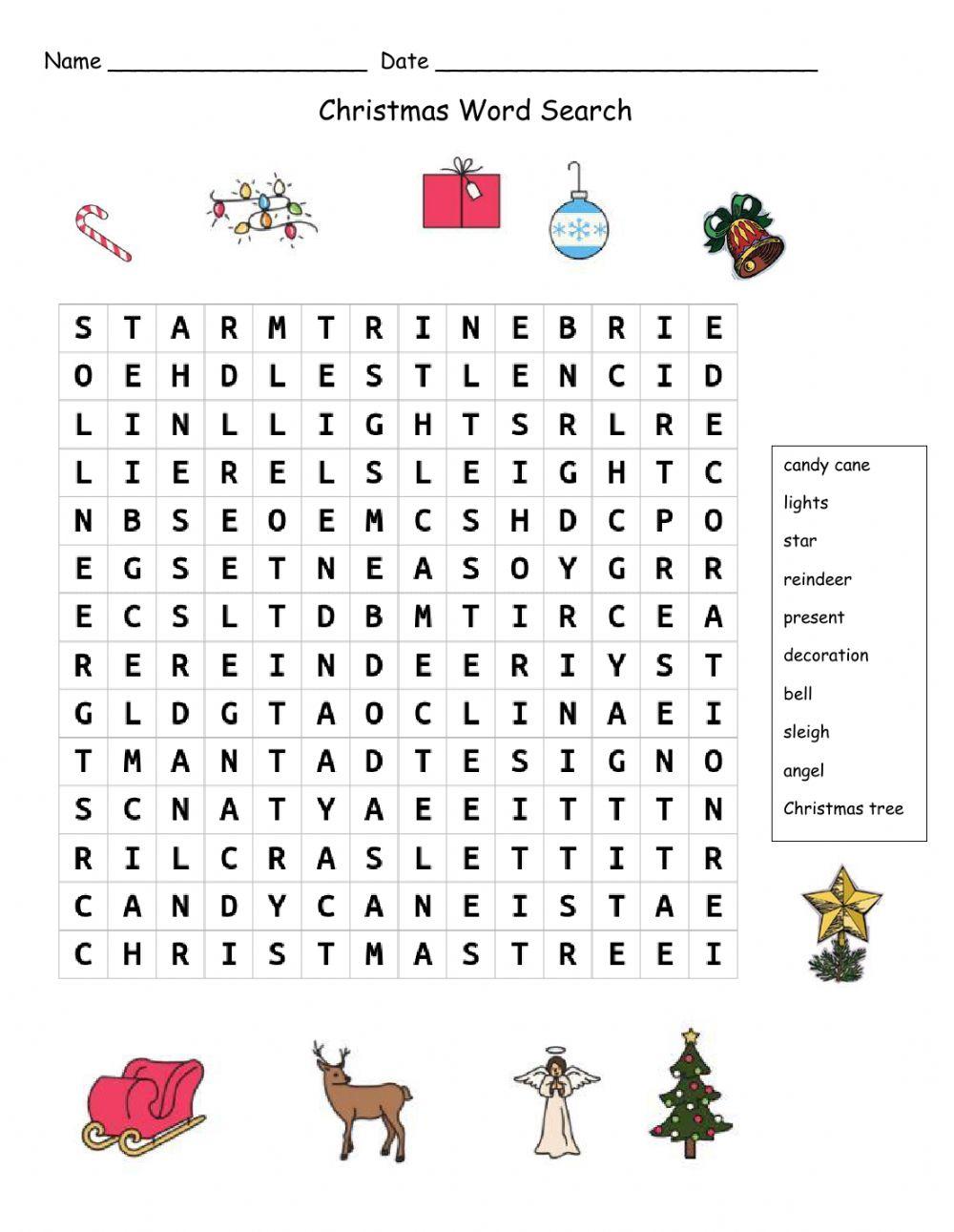 Christmas Vocabulary