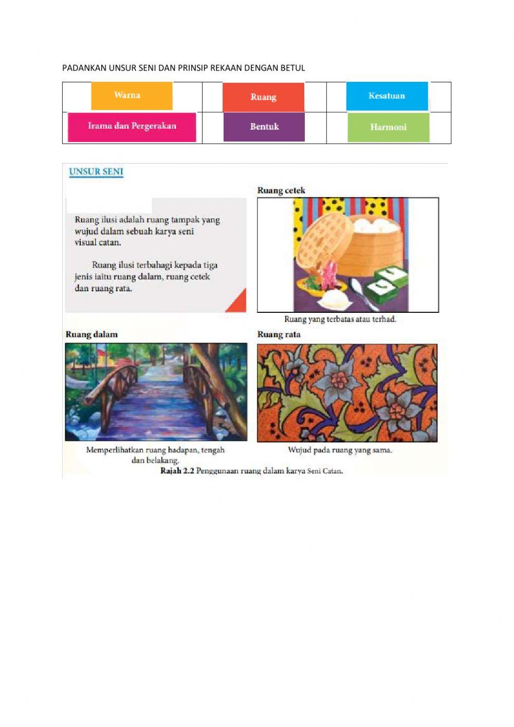 Teknik dan proses serta unsur dan prinsip rekaan