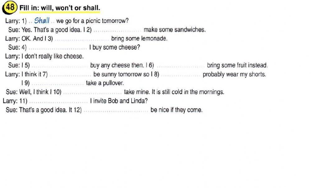 Future simple round-up