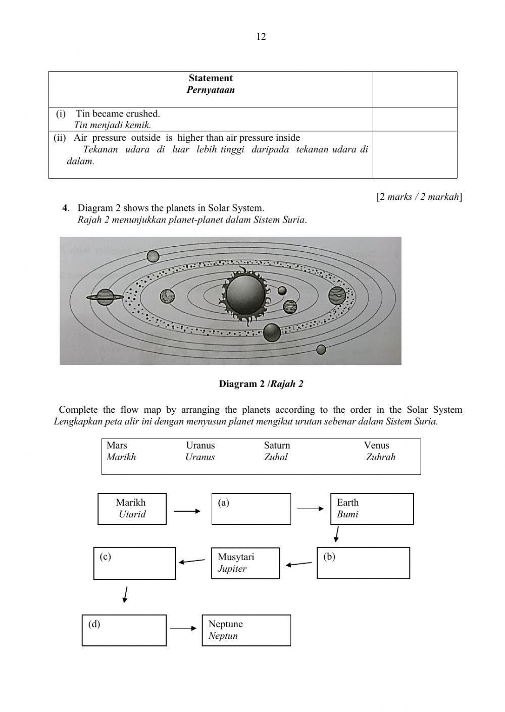 Science form 2