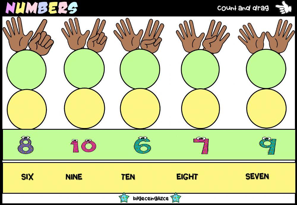 Numbers Finger Count (1-10)
