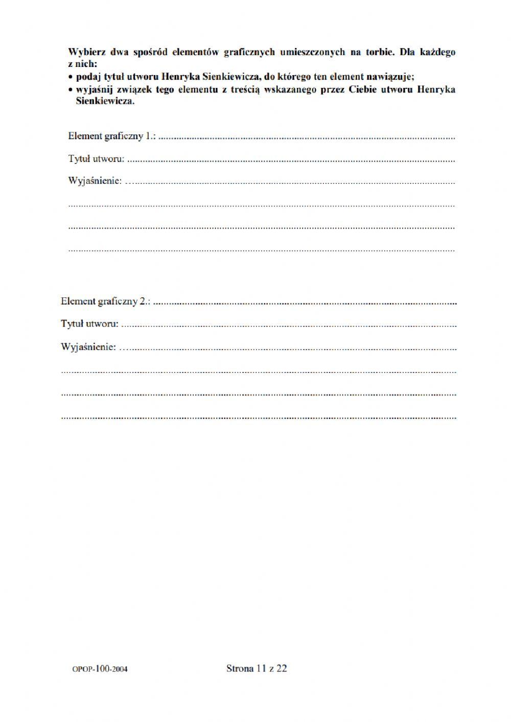 Egzamin ósmoklasisty część 2