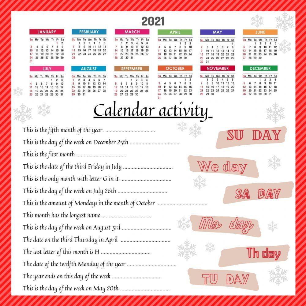Calendar Activity