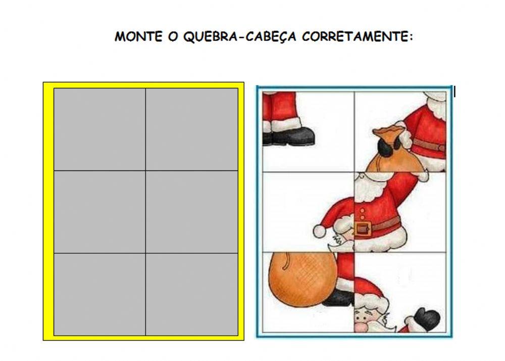 Quebra-cabeça natalino