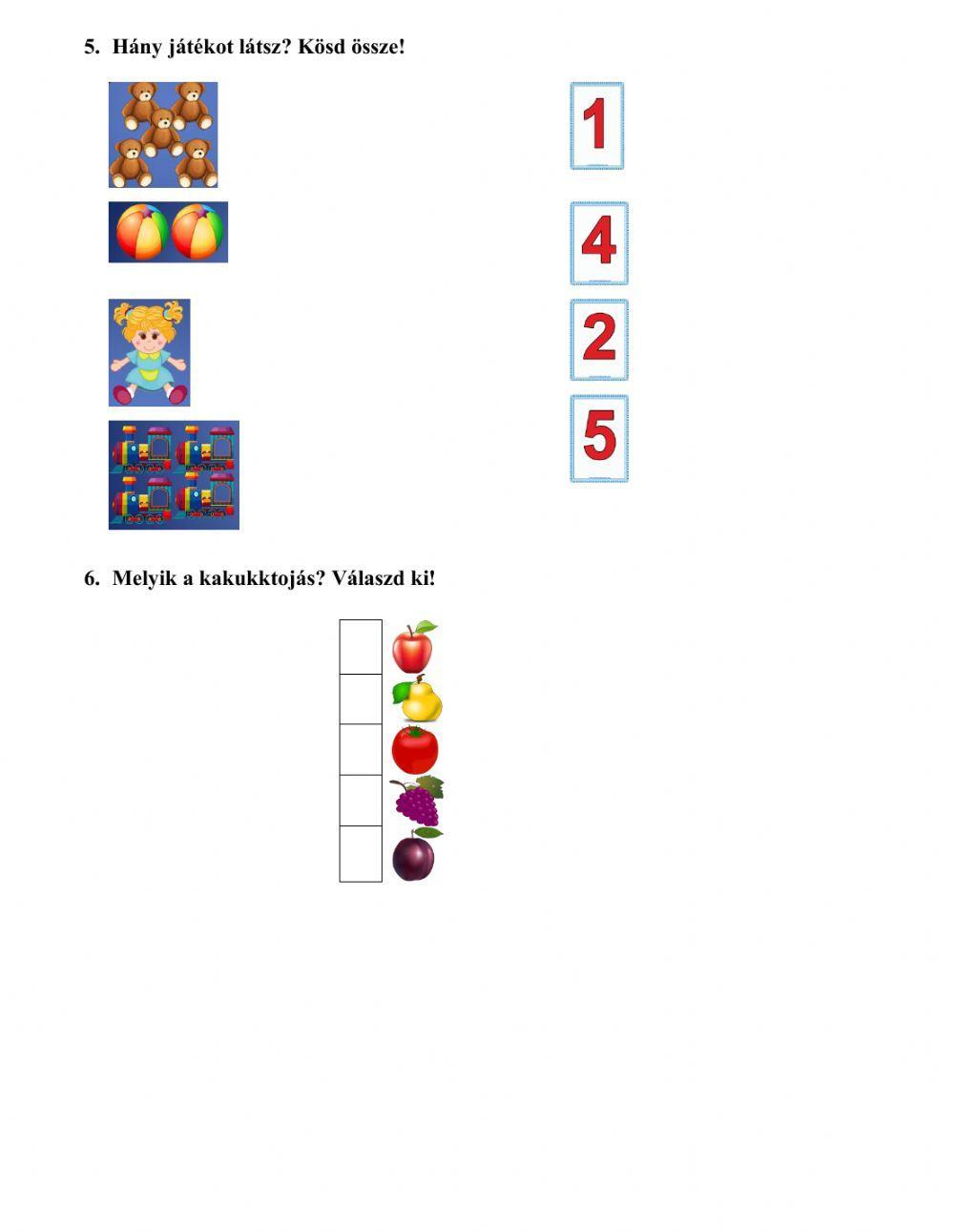 ELŐKÉSZíTŐS PRÓBAFELADAT