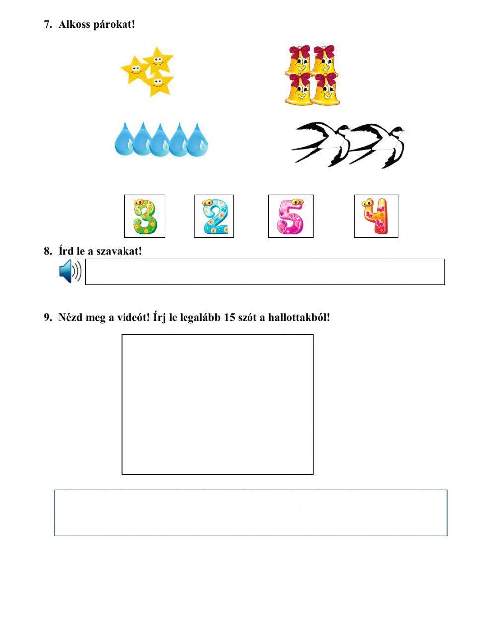 ELŐKÉSZíTŐS PRÓBAFELADAT