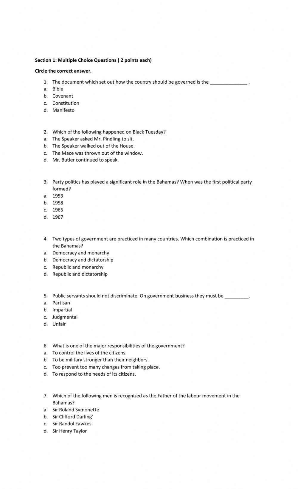 GR 9 SS 2020 CHRISTMAS EXAM