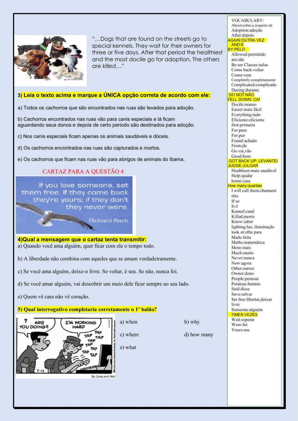 Avaliação diagnóstica