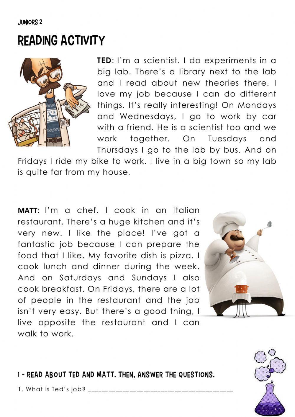 Juniors 2 - Final Reading