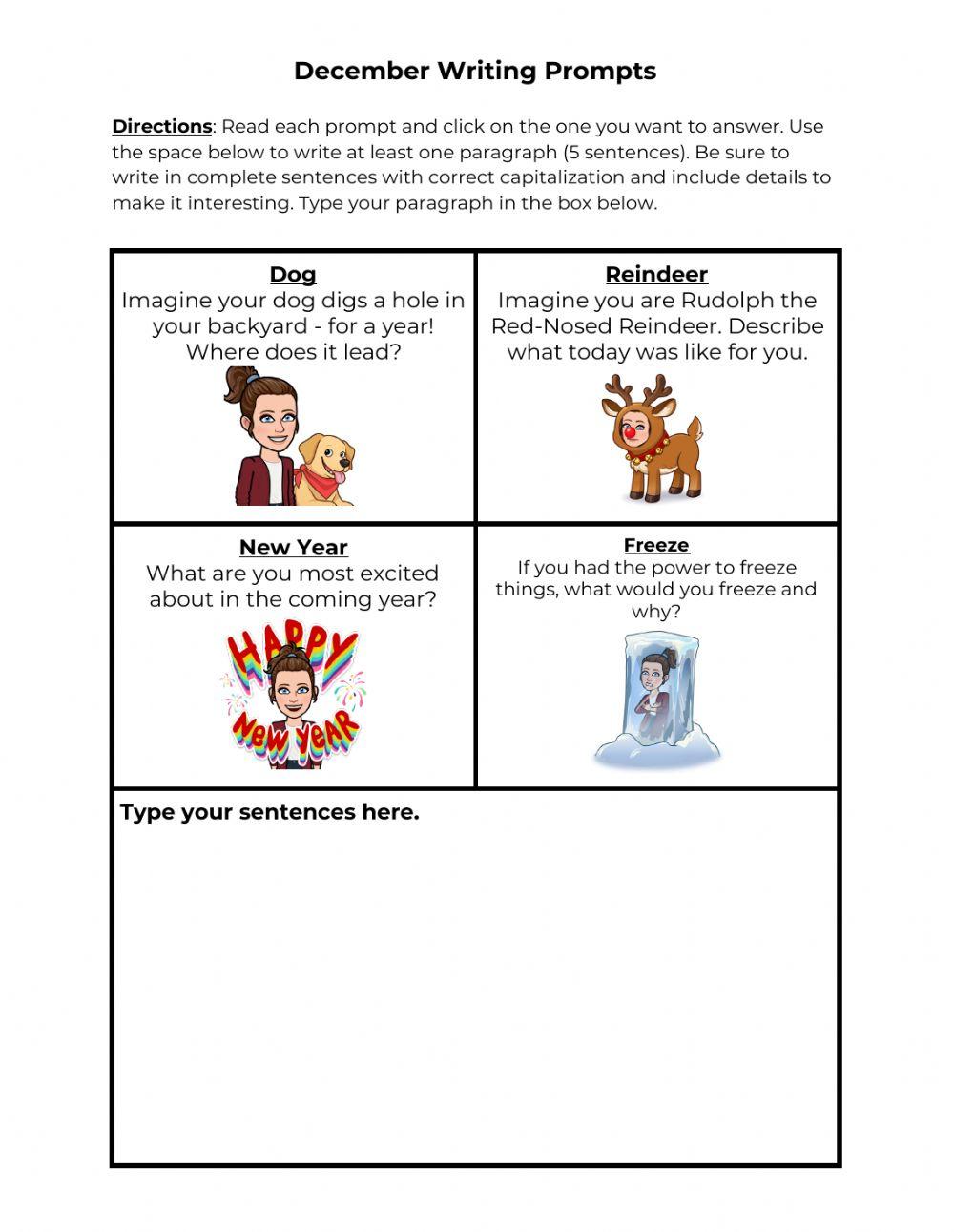 Journal Prompt - December Journal Prompt - December